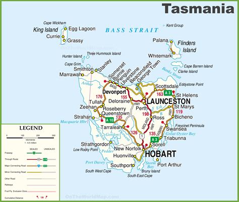 towns in tasmania.